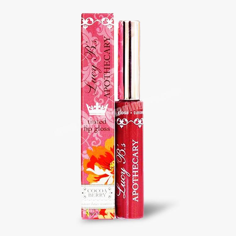 luxury gift packaging customize lip gloss box