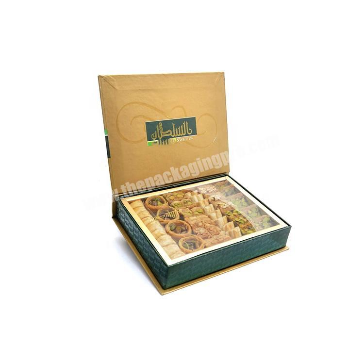 luxury magnatic designer packaging baklava boxes