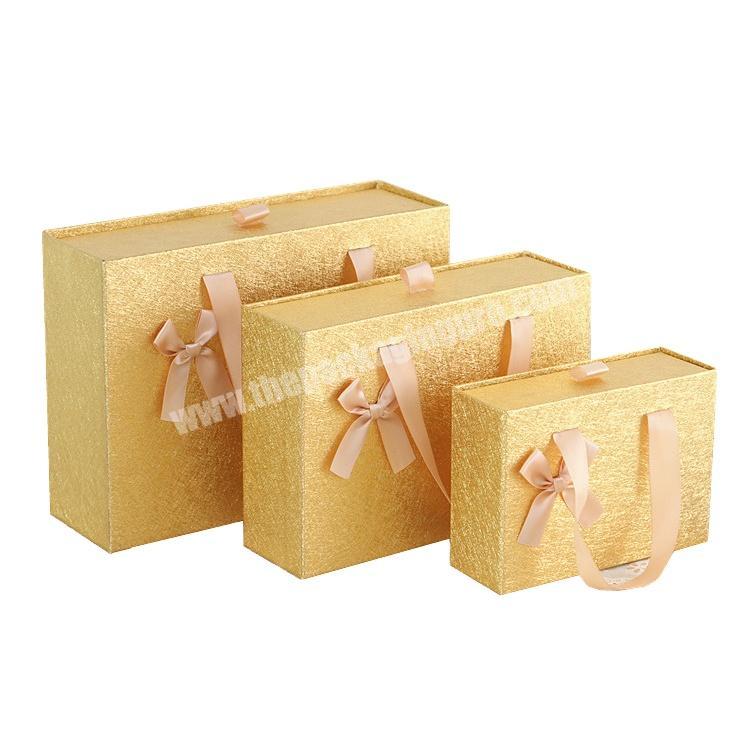 luxury paper cardboard packaging gold gift boxes