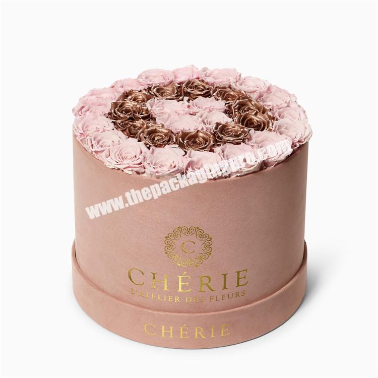 luxury preserved gift paper packaging box roses