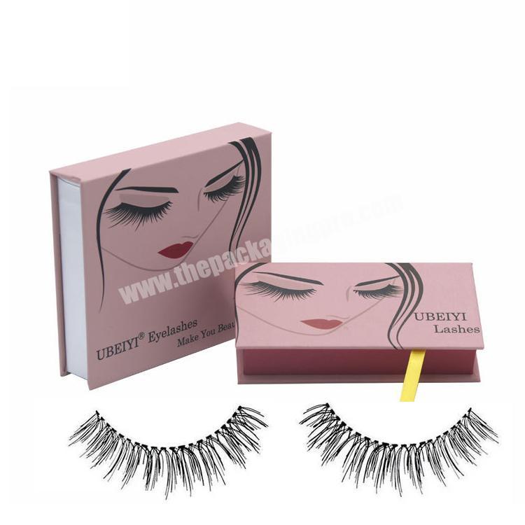 magnetic empty container eyelashes with fancy box