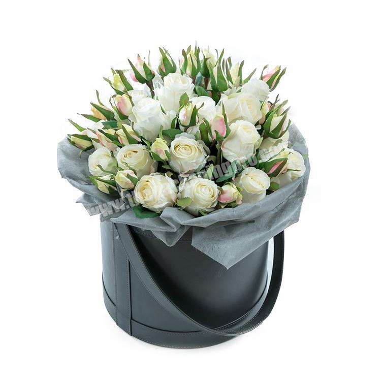 marble preserved round bouquet flower box