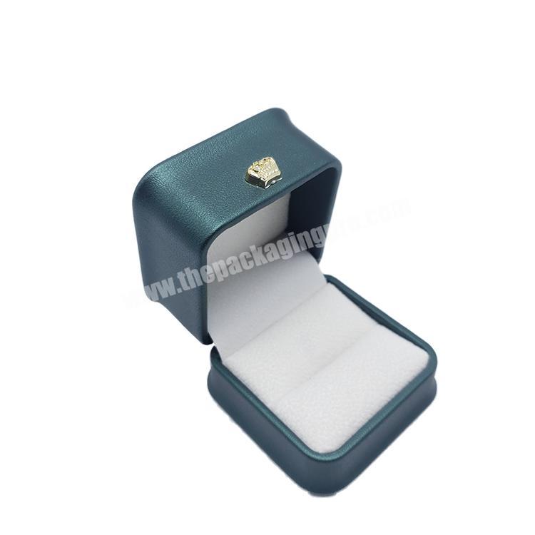 mini magnetic leather earrings custom jewelry box