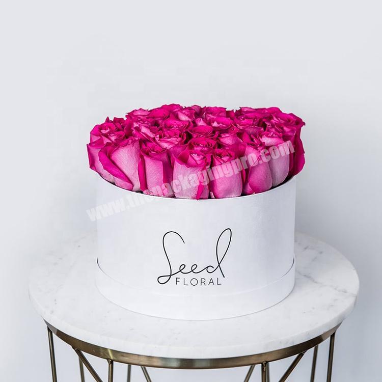 packaging gift luxury round boxes for flowers