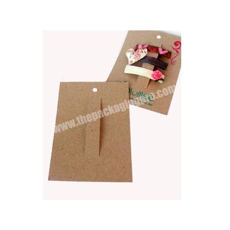 paper extension accessories hair clip packaging