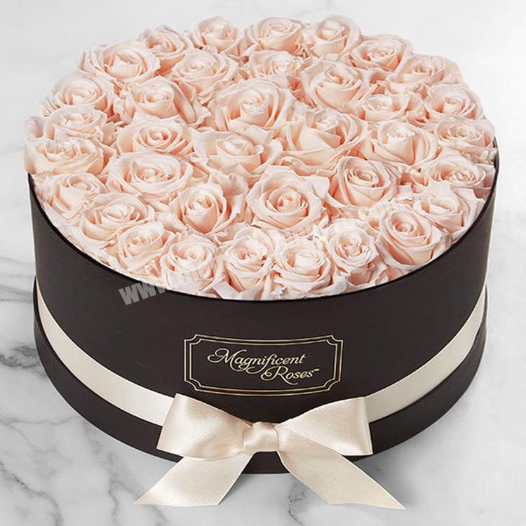 paper luxury flower gift round rose box