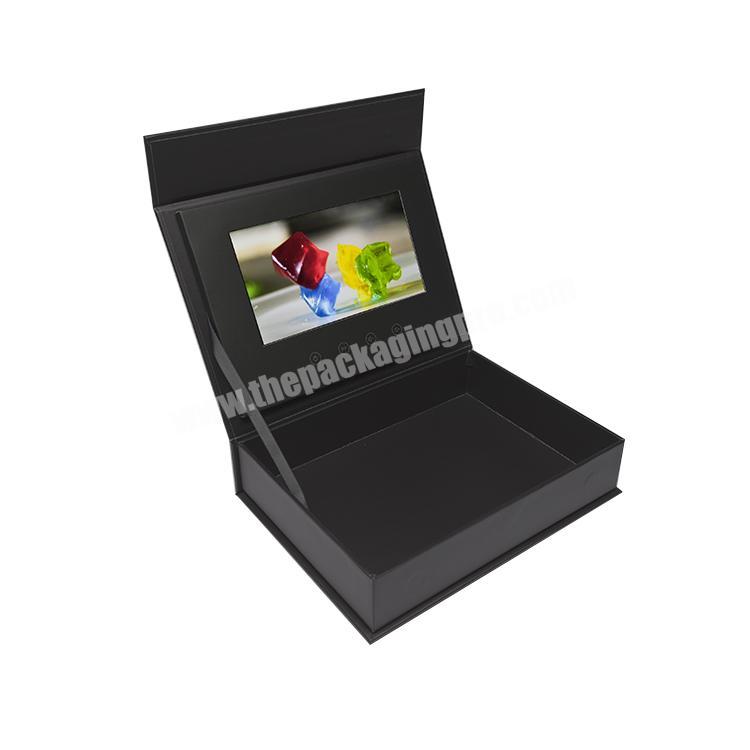 paper screen packaging lcd video gift box