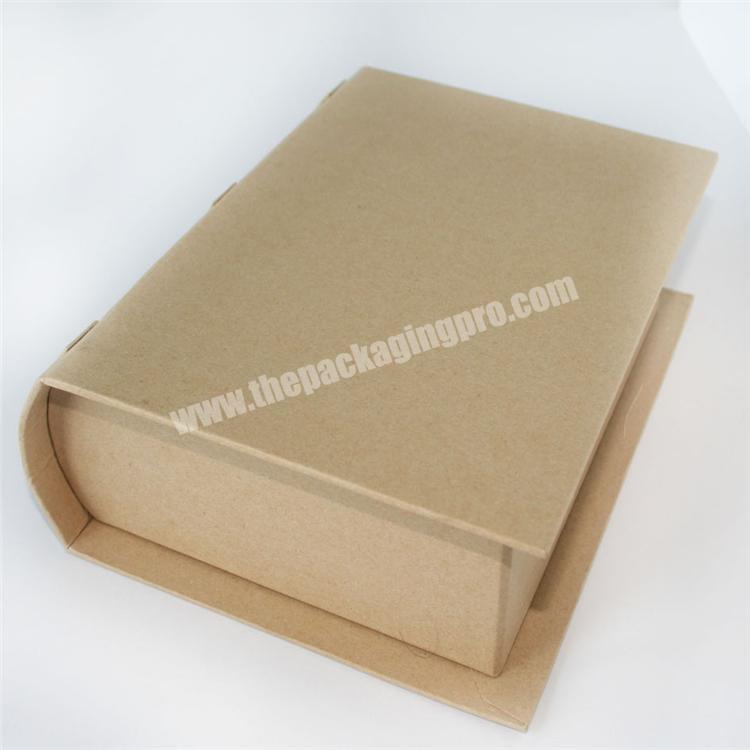 personalized paper storage cardboard book shaped box