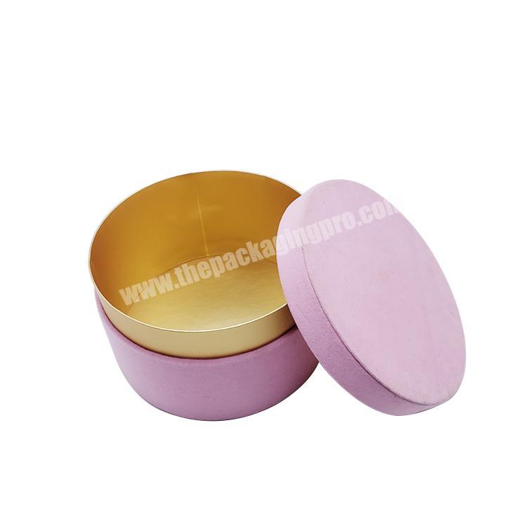 pink wholesale cardboard paper round gift box