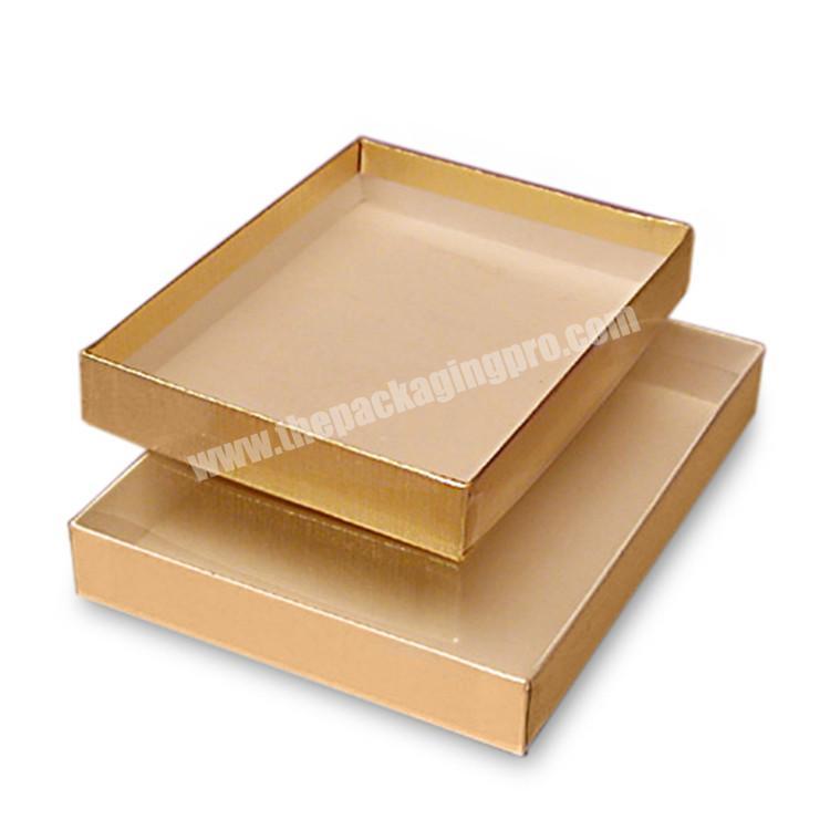 pvc window packaging kraft paper box with clear lid
