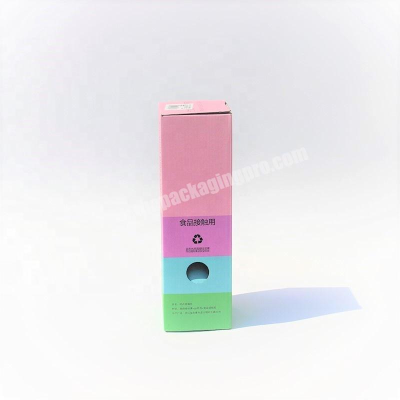 sales fashion paper box for glass cup packaging