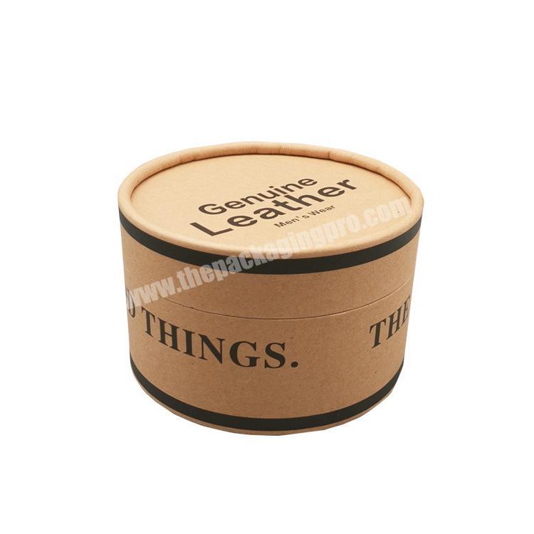 small kraft paper packaging round box