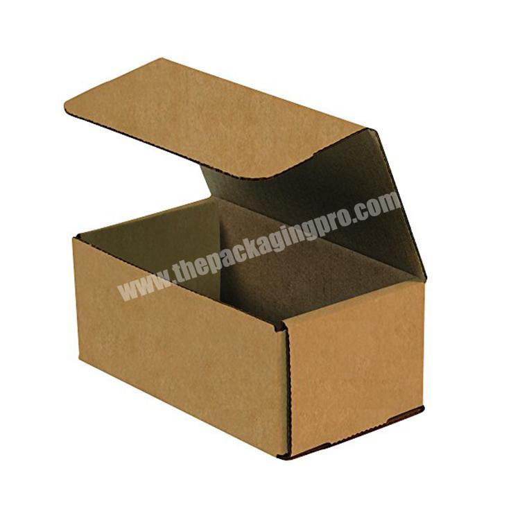 small mailing paper packaging kraft box custom logo