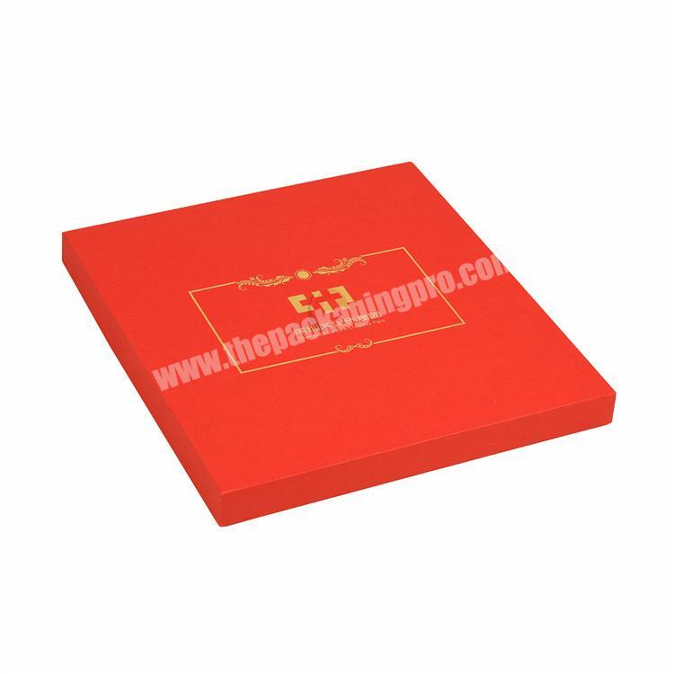 unfolding luxury red gift boxes with lids