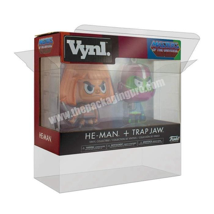 wholesale acid-free packaging box toy display protection packaging box vinyl action figure display case