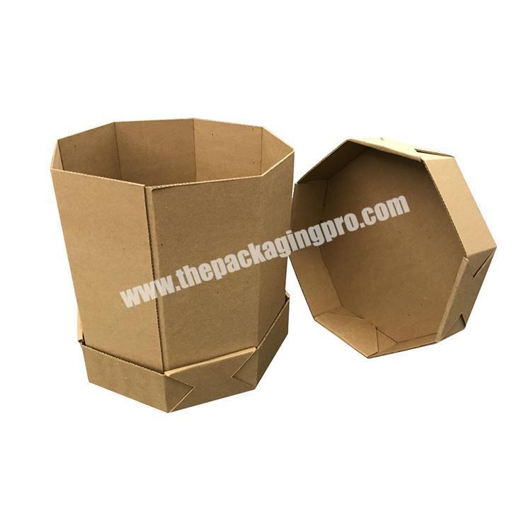 wholesale cardboard hexagon packaging paper box