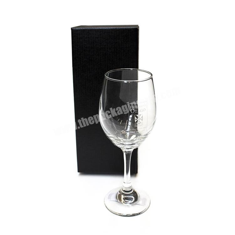 wholesale gift cardboard individual wine glass boxes