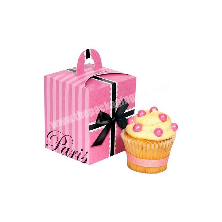 wholesale packaging mini custom cupcake boxes