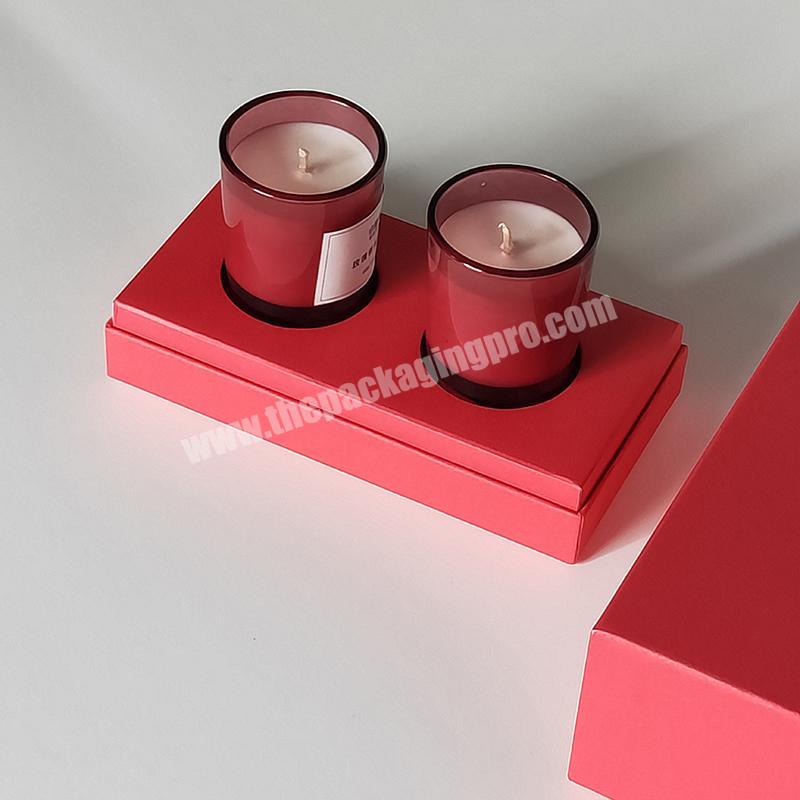 2 Piece Packing Long Paper Scented Candle Gift Box