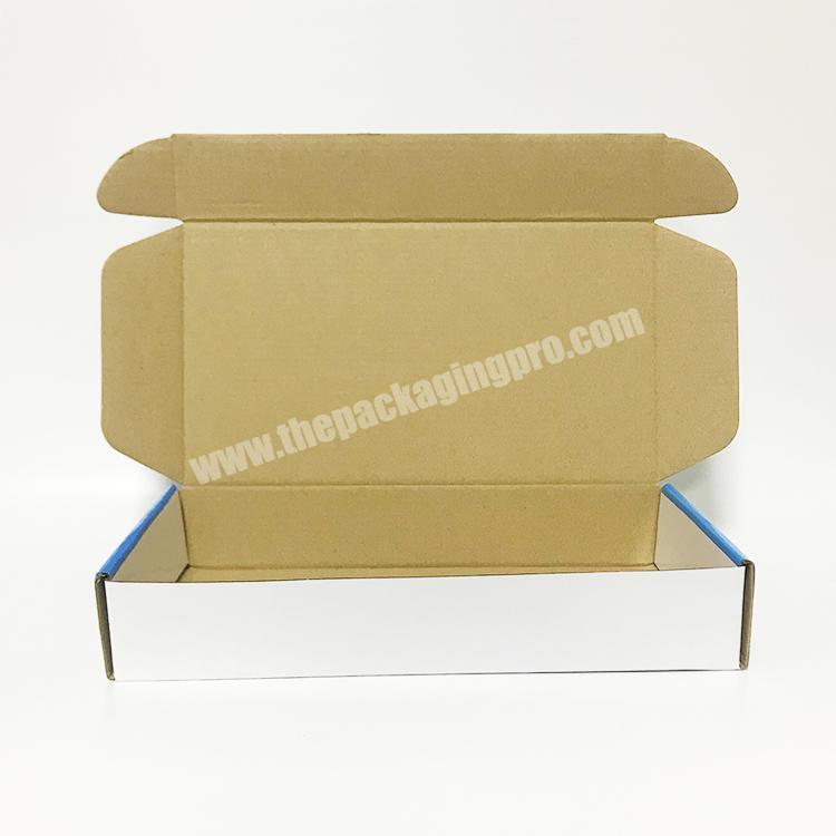 Wholesale High Quality Glossy Flat Packed Corrugated Cardboard Shipping Boxes For LED Lights