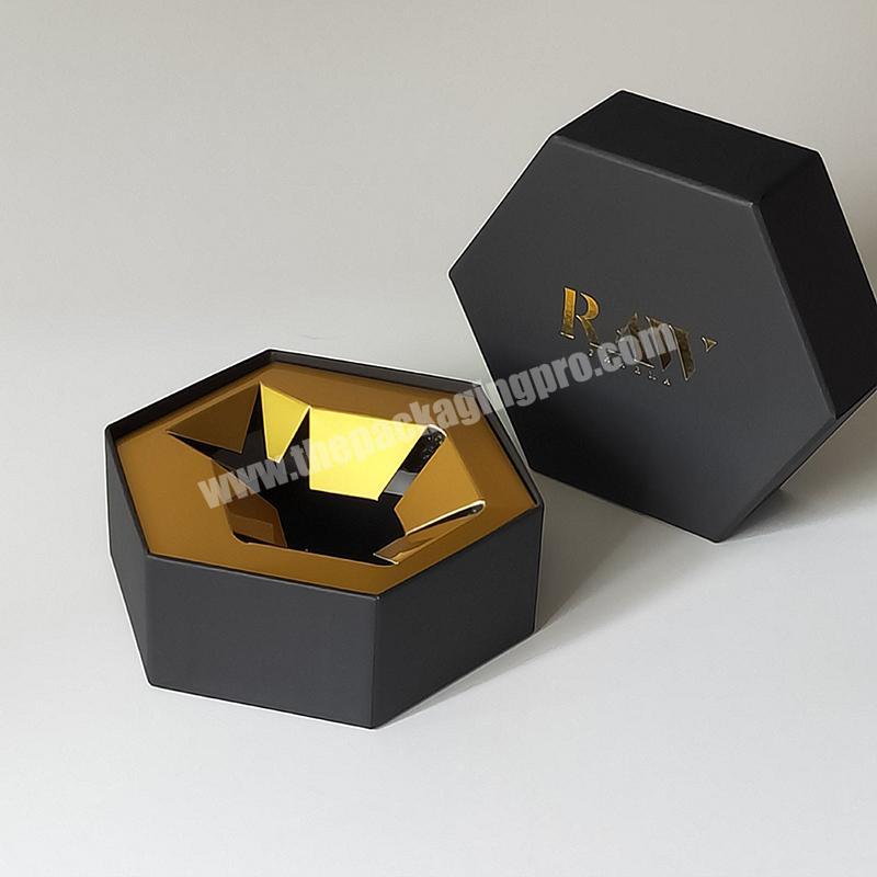 Professional Manufacture 'Customiz' Paper Packaging Hexagon Candle Gift Box