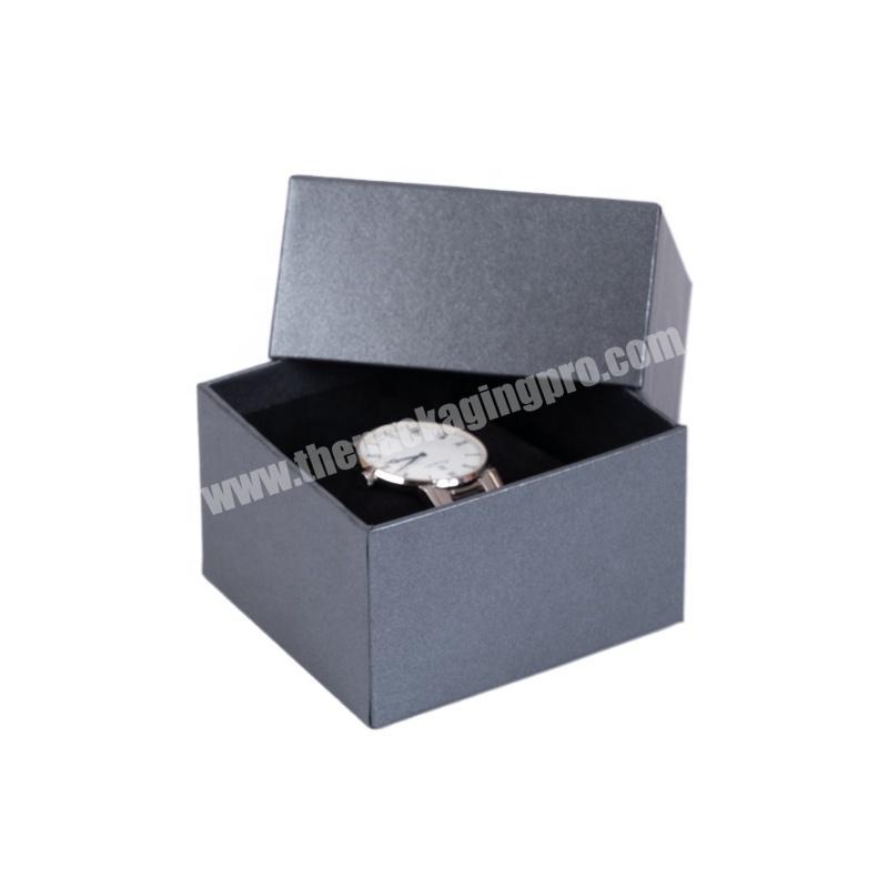 Christmas Promotion OEM hardcover packaging Custom Luxury Paper Cardboard grey white pink Watch Gift packaging  Box