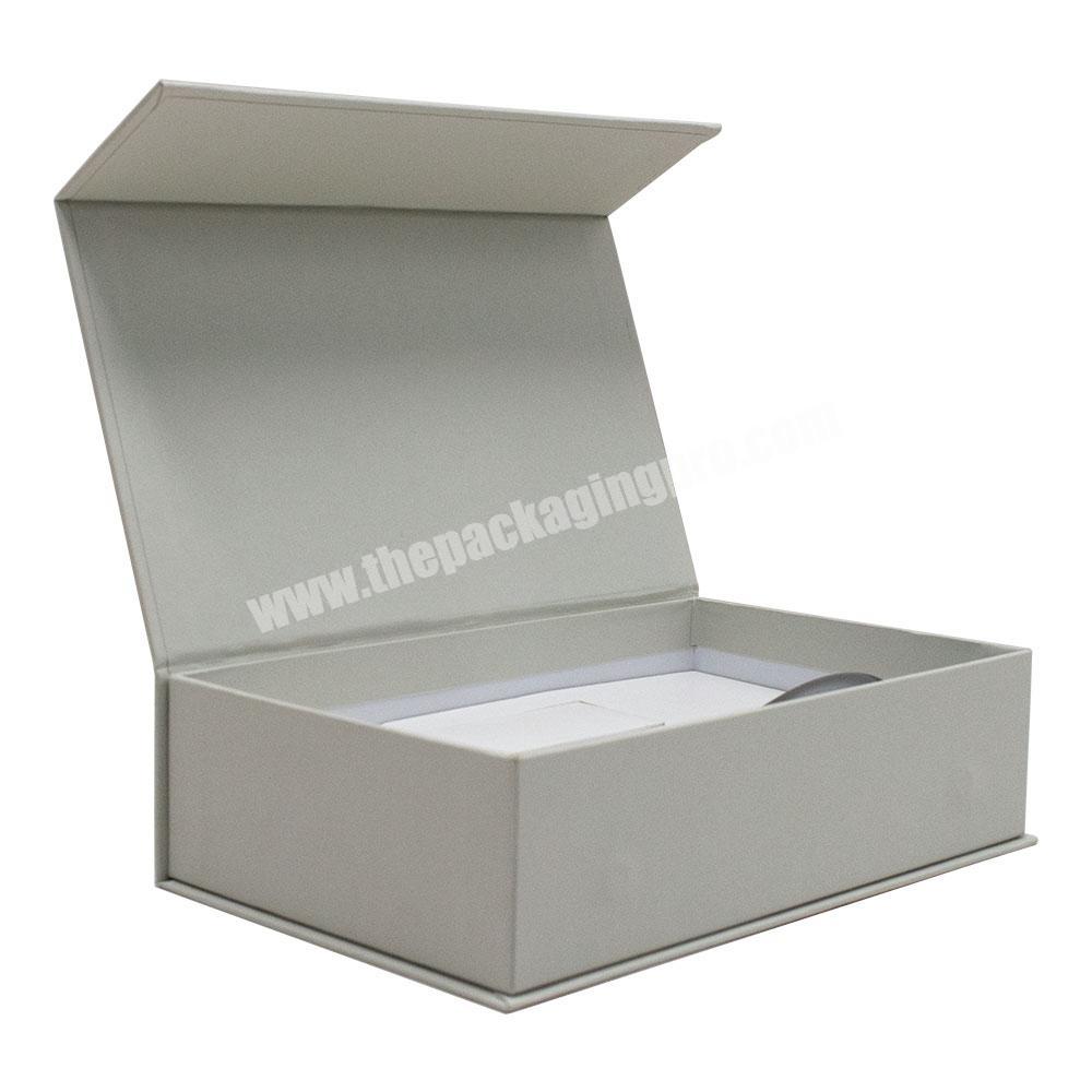 Clamshell Magnetic Eco Friendly Custom Recyclable Print Logo Packaging Skin Care Gift Packaging box