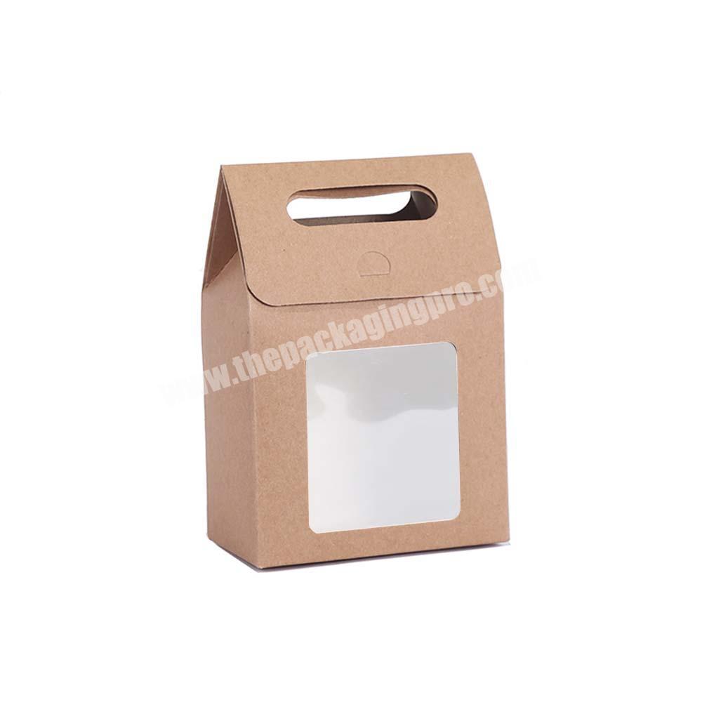 Clear plastic food paper box gift box for dessert clear plastic dessert box