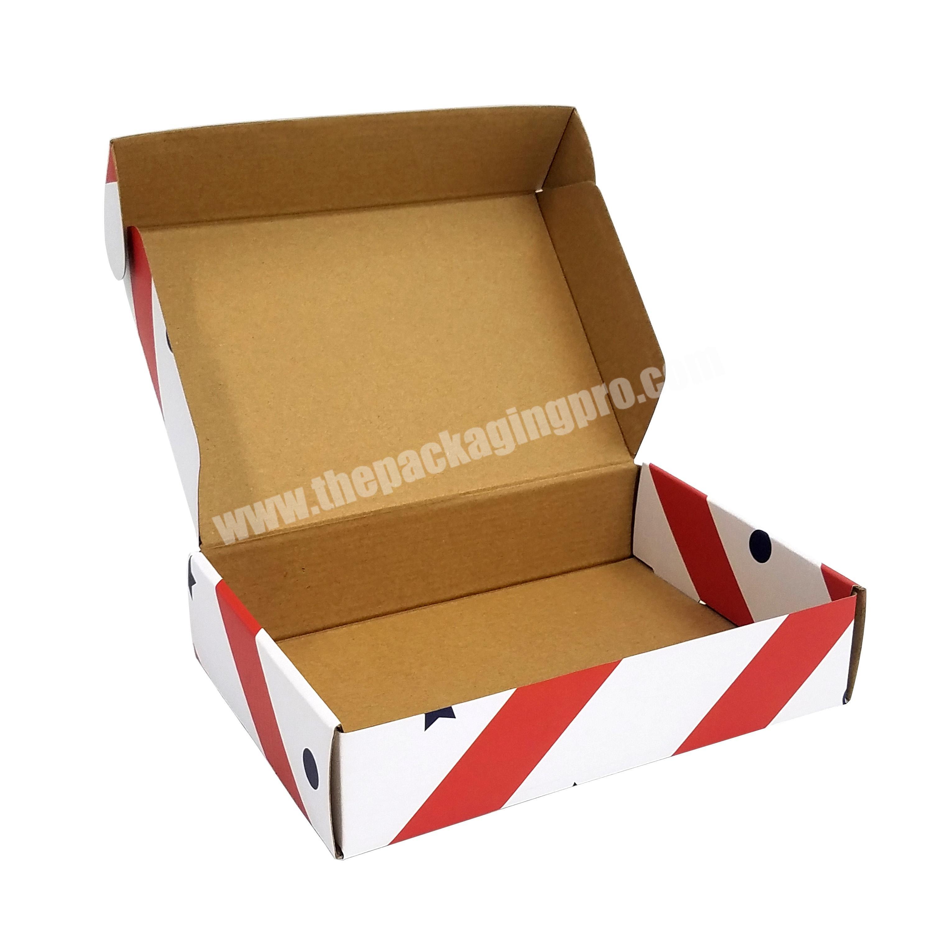 Colorful Festival Cosmetic Apparel Red Mailer Boxes Wholesale Paper Corrugated Box For Gift