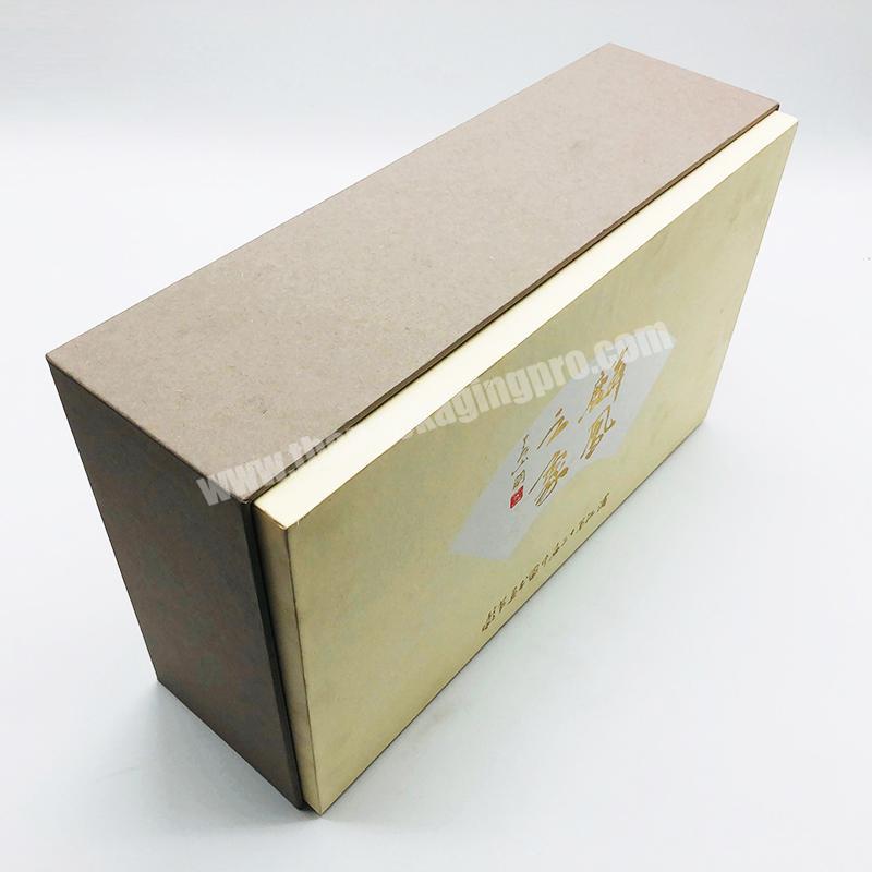 Custom 3mm Paperboard Gift Packaging Box with Lid and Inner