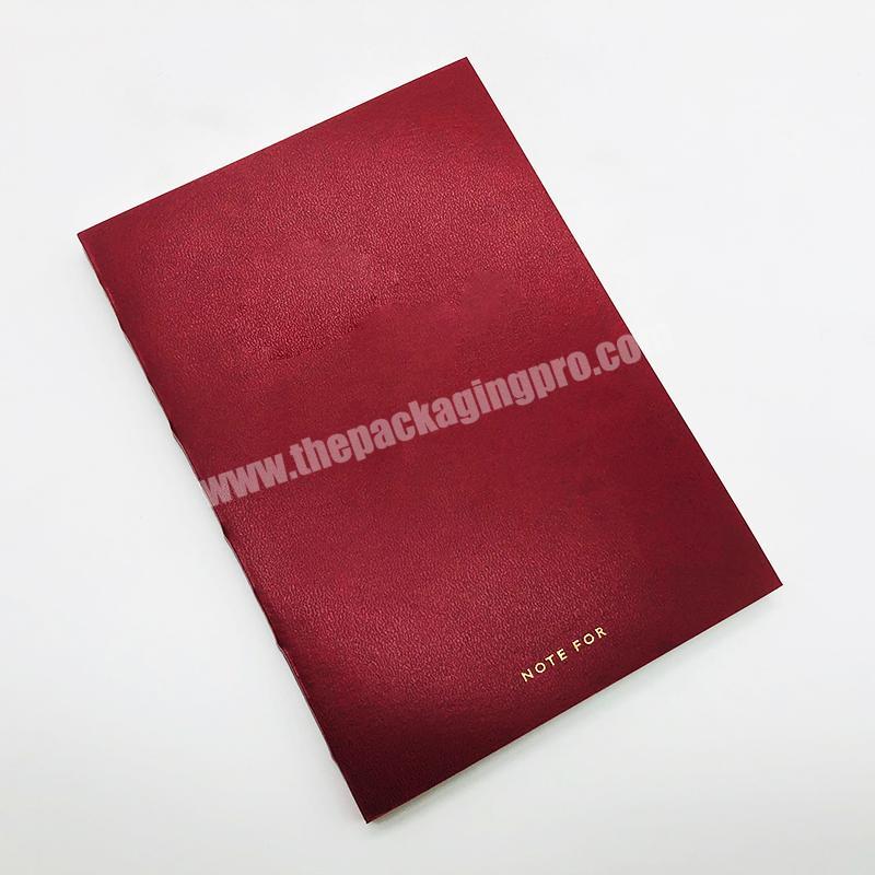Custom Artificial Leather Cover Concise Notebook