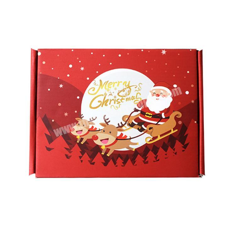 Custom Christmas Decoration Chocolate Candy Gift Packaging Corrugated Boxes
