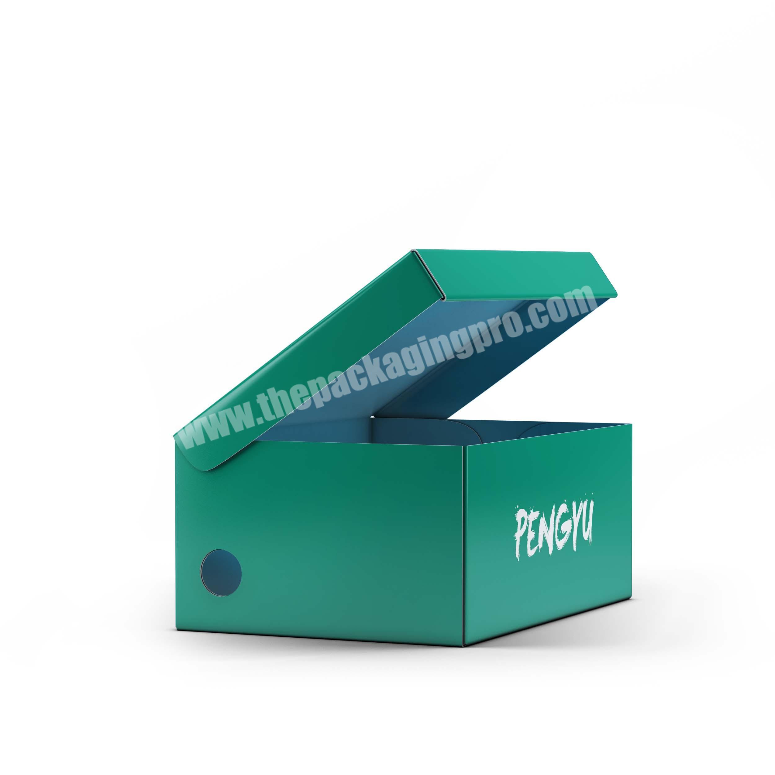 Custom Logo Clothing Packaging Paper Box Corrugated Shipping Mailer Shoe Boxes