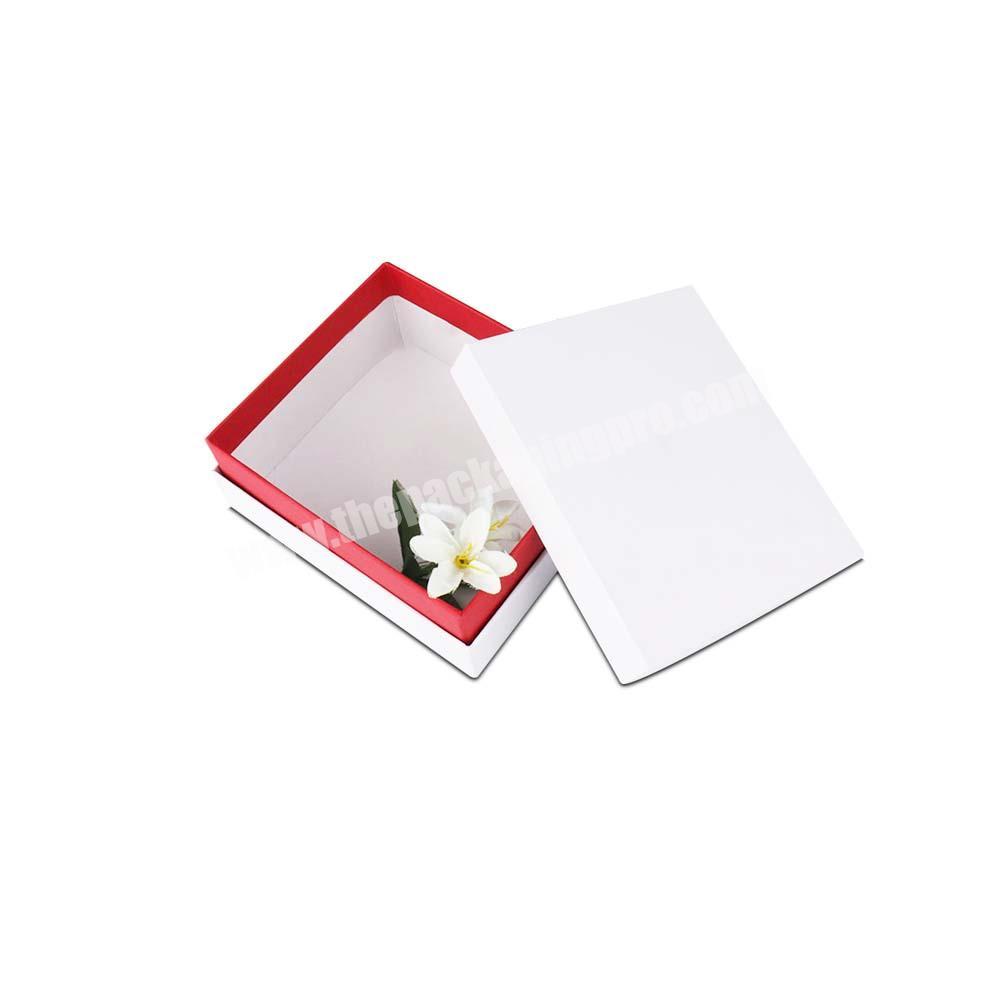 Custom Logo Printed Rigid Cardboard Lid And Base Box Packaging Luxury Jewelry Bracelet Ring Earring Gift Box
