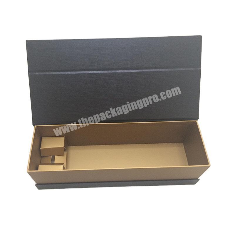 Custom Luxury Grape Bottle Packaging Shipping Paper Boxes High Quality Single Wine Box Gift Set