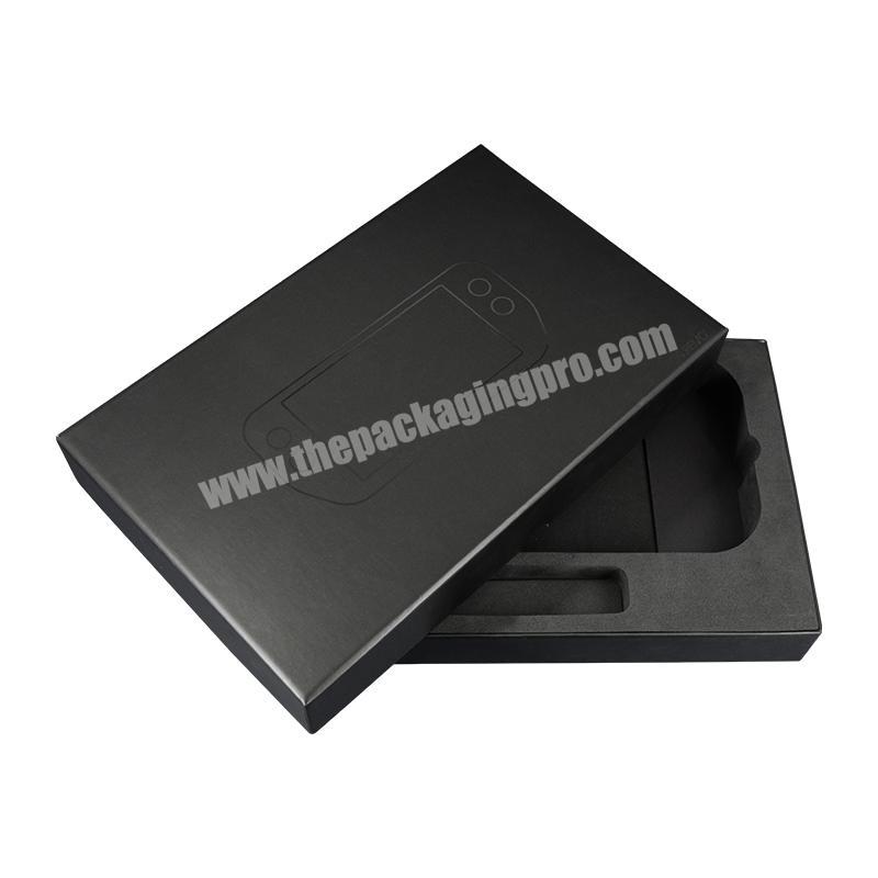 Custom Luxury Retail Demo Product Gamepad Charger Gift Box With Foam Insert