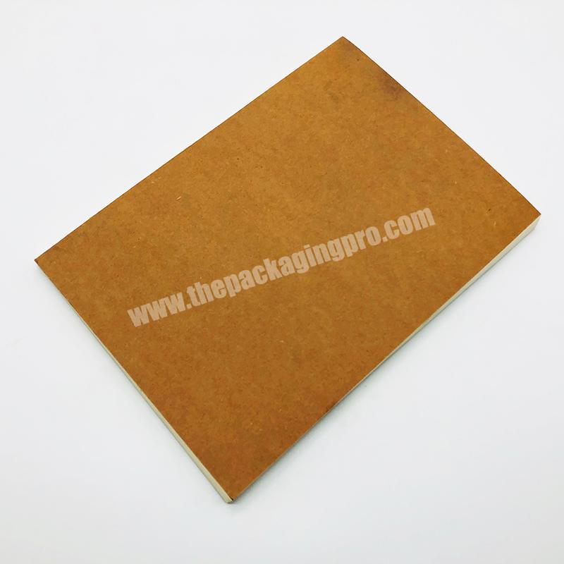 Custom Softcover White Paper Inner Cheap Concise Notebook