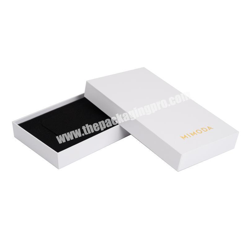 Custom Printed White Cardboard Gift Packaging boxes with Lid Paper Packing Ribbon Square Big White Box