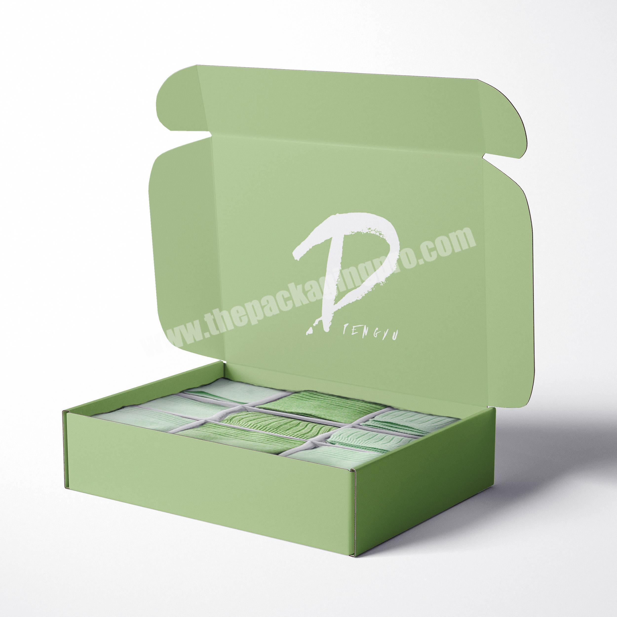 Custom corrugated gift fold box OEM factory eco friendly shipping paper mailer box packaging with logo