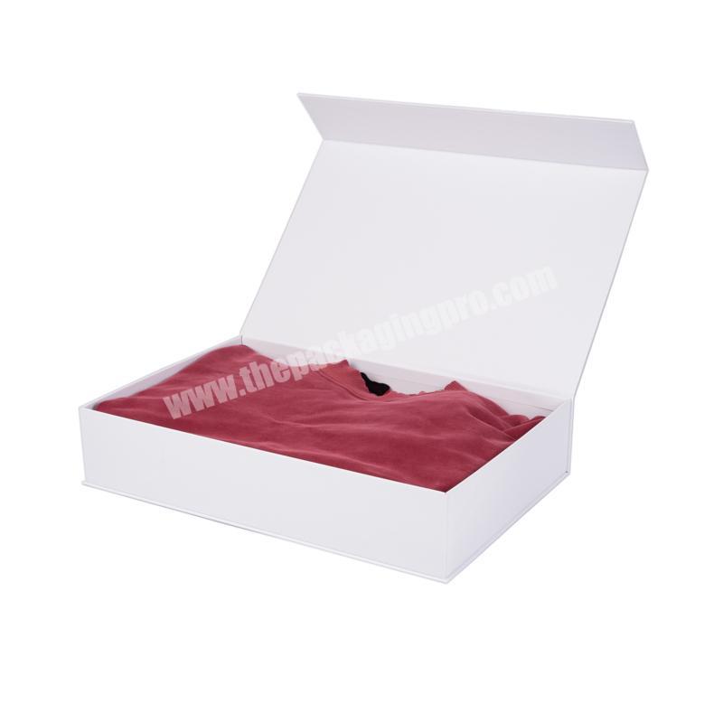 Custom luxury white cardboard rose gold logo paper shoe clothing box with logo