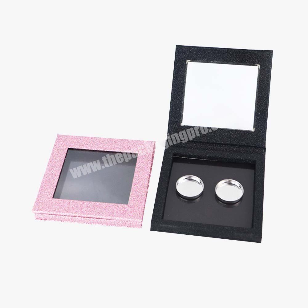 Customize Luxury Colored Cosmetics Packing Paper Box Eyeshadow Palette Custom