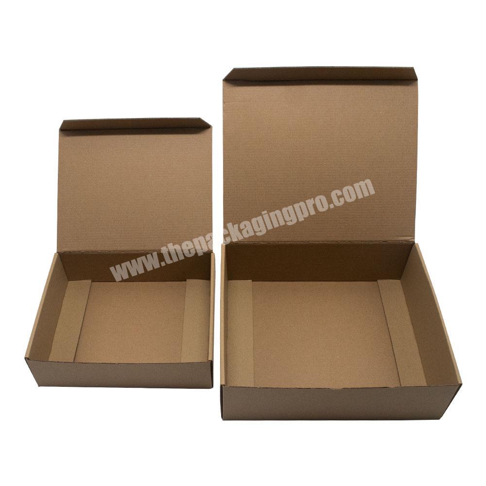 Customized Corrugated Paperboard Recyclable Foldable Environmentally Shape Sizes Kraft Paper Box Packaging manufacturer