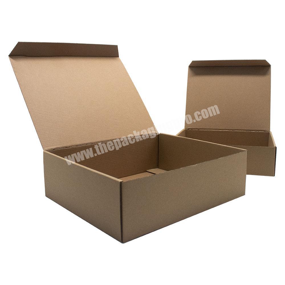 personalize Customized Corrugated Paperboard Recyclable Foldable Environmentally Shape Sizes Kraft Paper Box Packaging