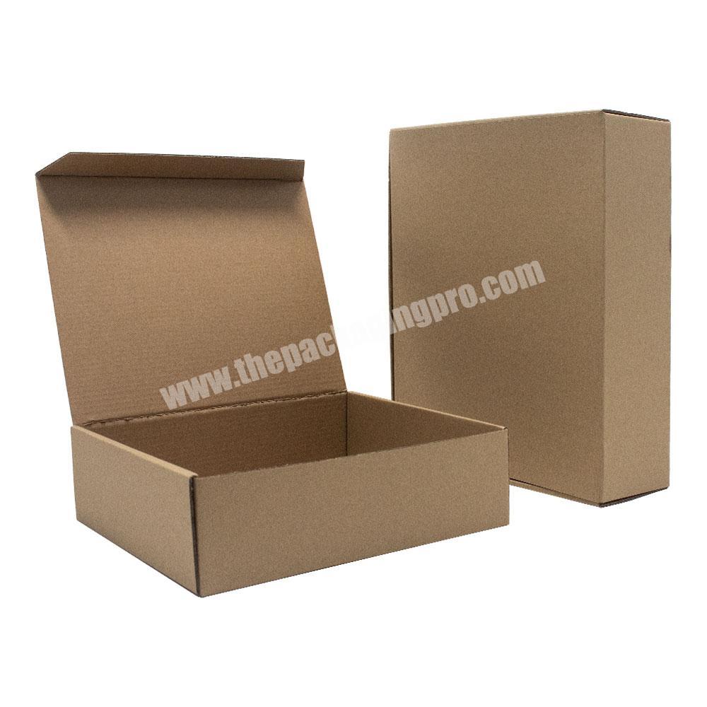 custom Customized Corrugated Paperboard Recyclable Foldable Environmentally Shape Sizes Kraft Paper Box Packaging 