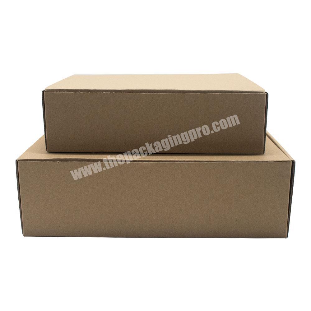 Customized Corrugated Paperboard Recyclable Foldable Environmentally Shape Sizes Kraft Paper Box Packaging wholesaler