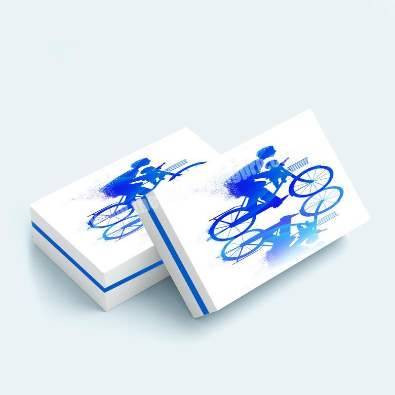 Customized Logo Printed White Rigid Hard Case Cardboard Packaging Lid And Base Rigid Paper Gift Box