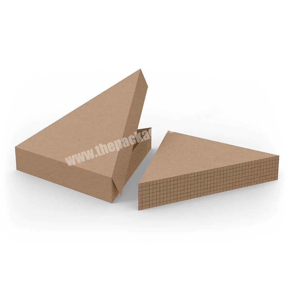Customized disposable sandwich lunch take out box kraft paper sandwich box