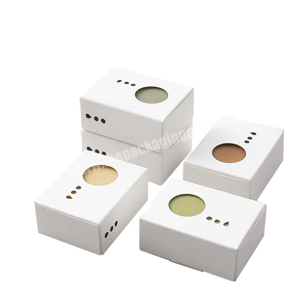 Eco Friendly Paper Packaging Savon Custom Soap Boxes With Window