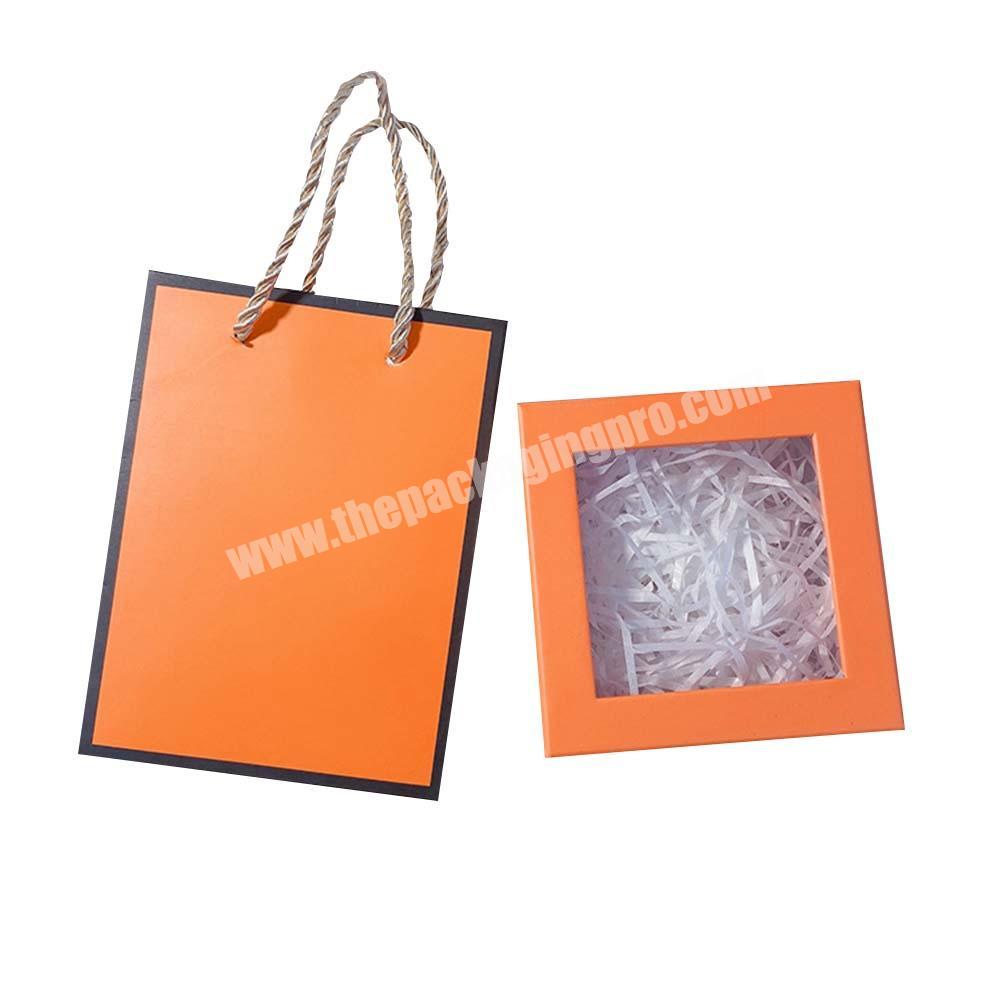 Eco Friendly Transparent Window Paper Gift For Business Handmade Soap Packaging Box