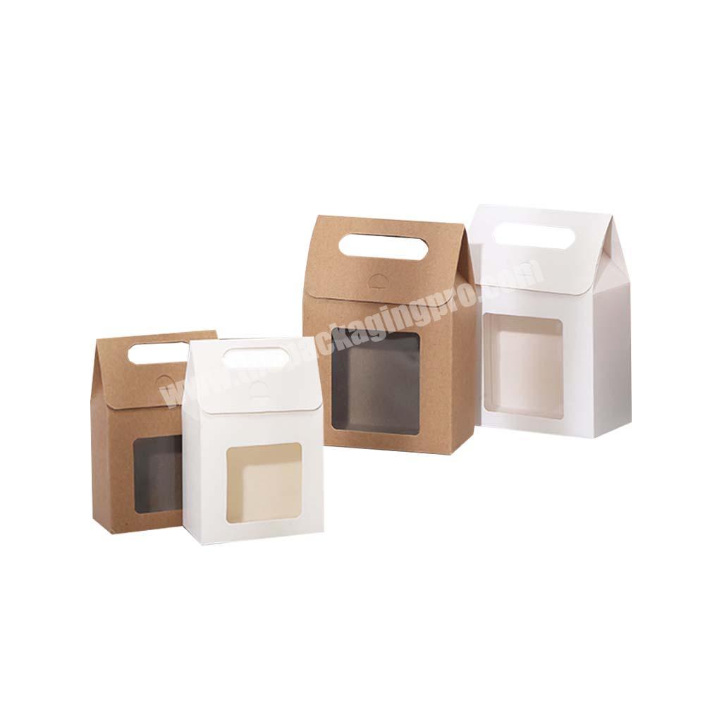 Factory Customized With PVC Window Logo Takeaway Gift Food Paper Box Packaging